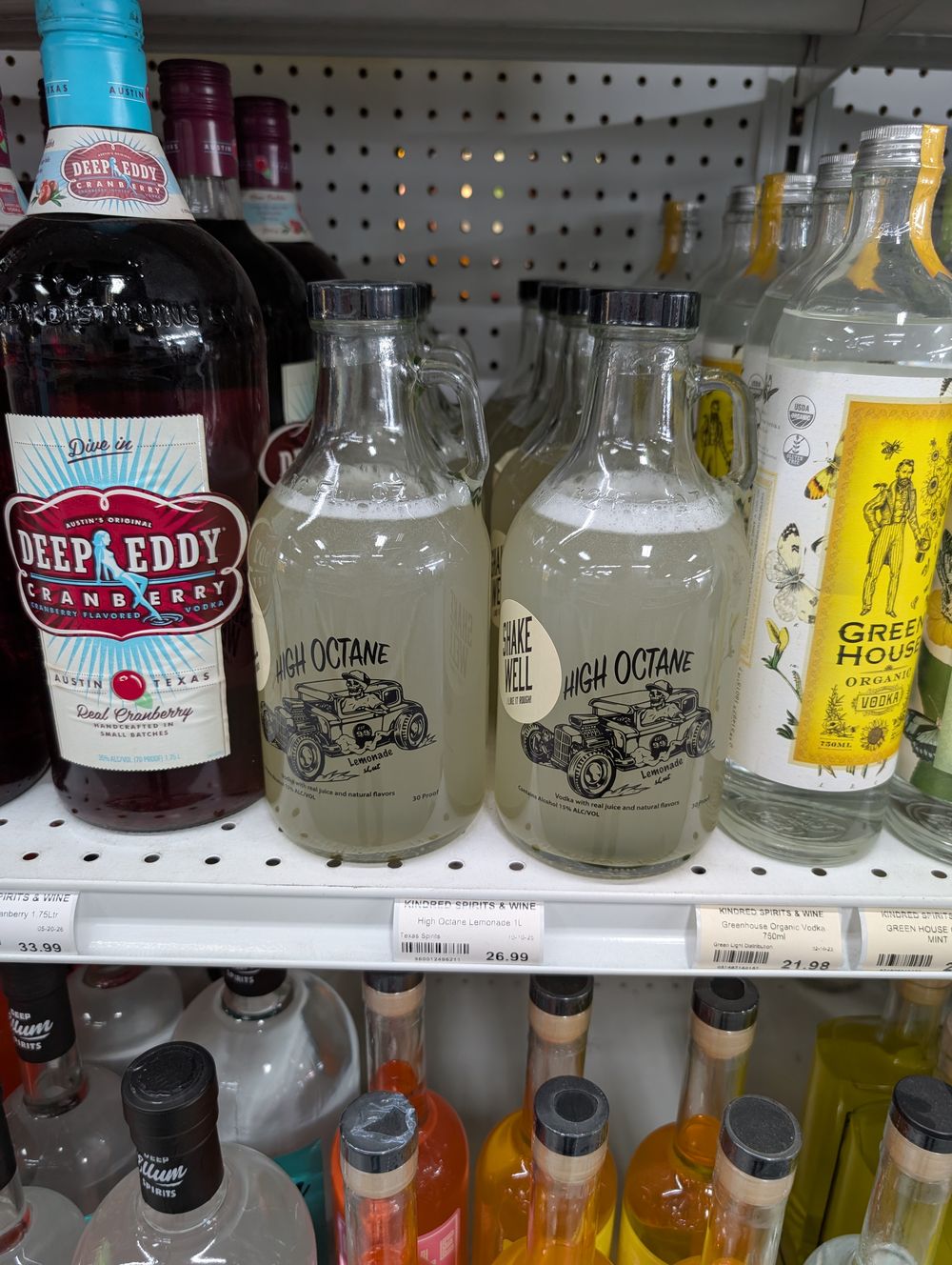 Shelf set verified on a route